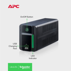 UPS APC Easy UPS BVX 700VA 360W USB Charging BVX700LUI-MS 2 Years