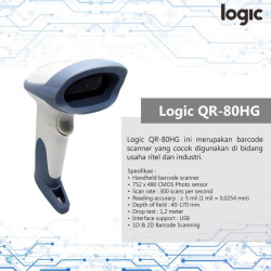 Barcode Scanner 2 dimensi LOGIC - QR-80HG scan akurat cepat