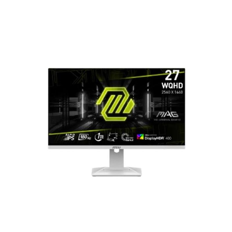 MSI GAMING MONITOR 27 INCH MAG 274QRFW E20 / MAG274QRFW E20 RAPID IPS FHD 1080P 0.5MS 200HZ