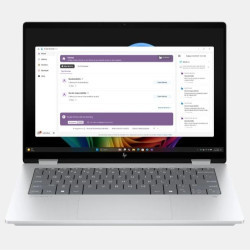 HP OMNIBOOK X FLIP 2IN1 14 TOUCH OLED RYZEN AI 7 350 32GB 1TB W11+OHS+M365 14.0 3K 120HZ 2Y+ADP SLV