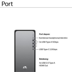 HP PC OmniDesk M02-0145d...