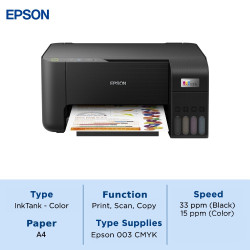 Epson L3210 All in One Ink Tank Printer (Print,Scan,Copy)