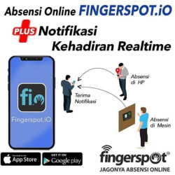 Mesin Absensi Online Wajah Sidik Jari Revo WFA-207NC + Paket FiO