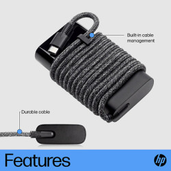 HP 65W USB-C Laptop Charger 671R2AA