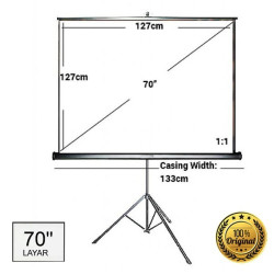 Layar Projector Tripod...
