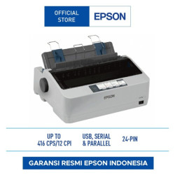EPSON LQ-310 DOT MATRIX PRINTER LQ310 IMPACT PRINTER + RIBBON