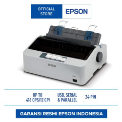 EPSON LQ-310 DOT MATRIX PRINTER LQ310 IMPACT PRINTER + RIBBON